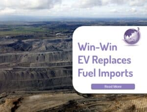 Ev replaces fuel imports