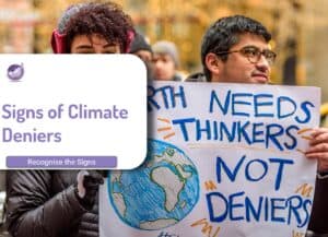 5 signs of climate deniers