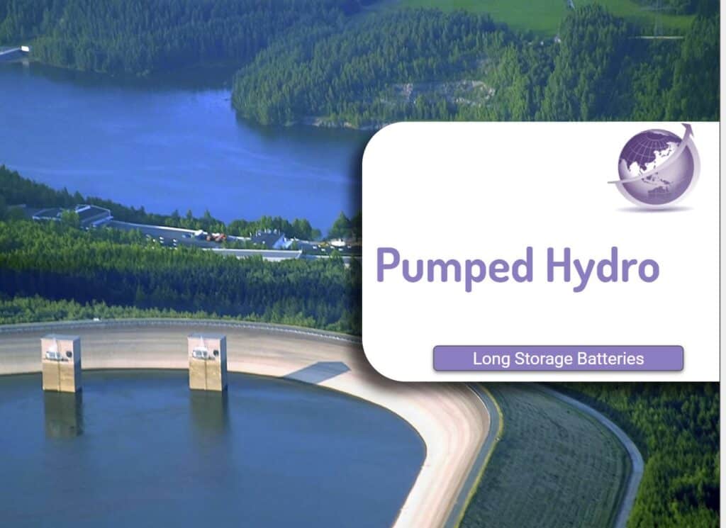 Pumped hydro as a battery