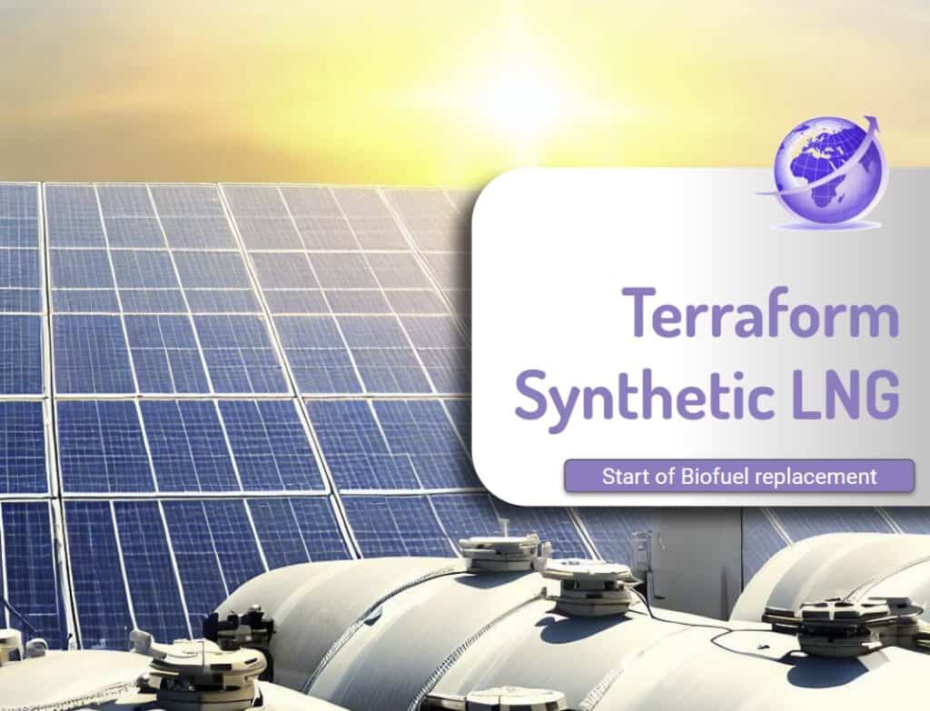 Terraform's innovative methane e-fuel